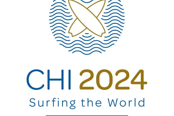 CHI 2024 logo with the theme Surfing the World May 11-16, 2024