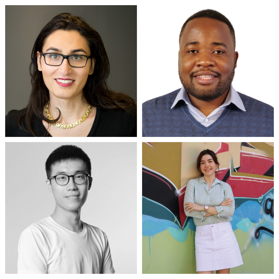 collage of 4 postdocs