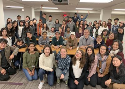 MHCI class of 2019 group cohort during Pro Sem class