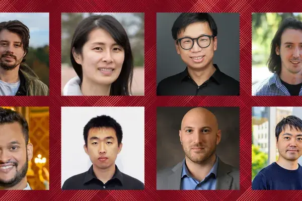 SCS faculty members Andrej Risteski, Wenting Zheng, Jun-Yan Zhu, Matthew O'Toole (top), Sauvik Das, Zhihao Jia, Dimitrios Skarlatos and Hirokazu Shirado (bottom) have received NSF CAREER Awards totaling more than $4.5 million.