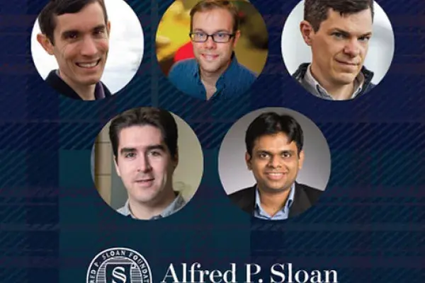 images of 5 Carnegie Mellon researchers to win 2018 Sloan Foundation Fellowships